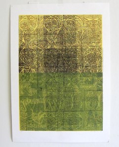 Kors. Screentryck, 47,5x35, 1998.