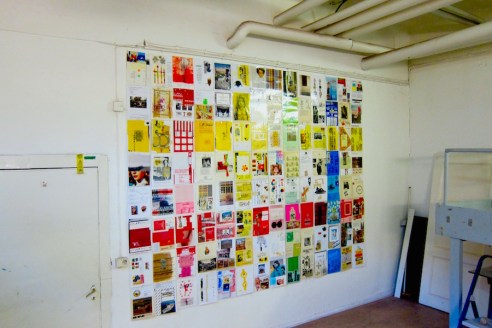 Laminerade collage. Pågående arbete 2016.